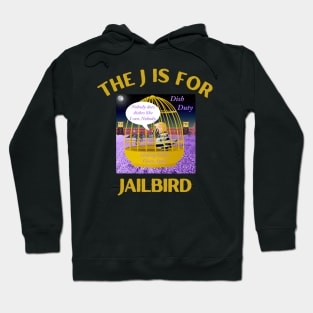 Donald J Trump Jailbird Dish Duty Hoodie